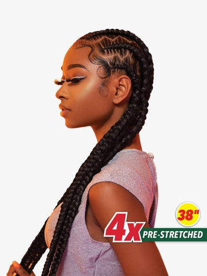 SENSATIONNEL - 4X X-PRESSION PRE-STRETCHED BRAIDING HAIR  38″