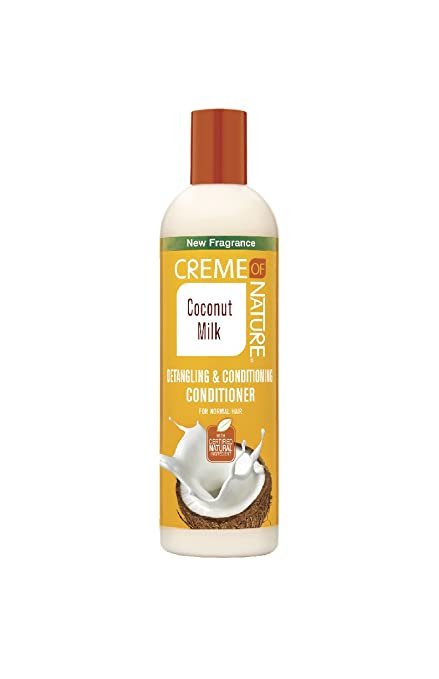 CRÈME OF NATURE COCONUT MILK LEAVE-IN [DETANGLING &amp; CONDITIONING]