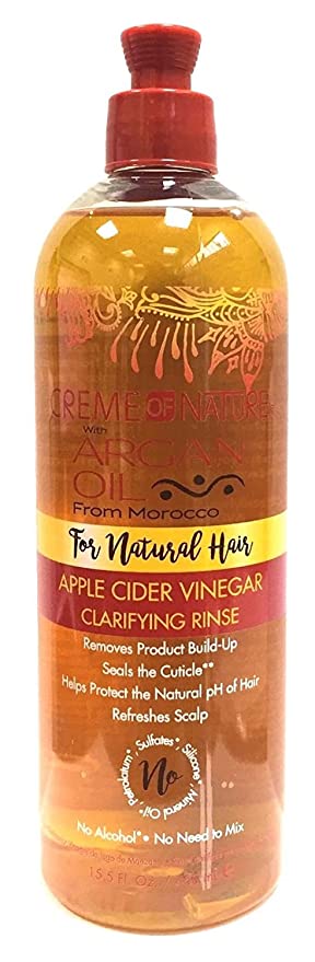 CRÈME OF NATURE APPLE CIDER VINEGAR RINSE (15.5OZ) [CLARIFYING RINSE]