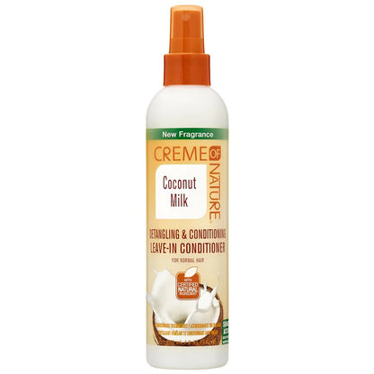 CRÈME OF NATURE COCONUT MILK LEAVE-IN [DETANGLING &amp; CONDITIONING]