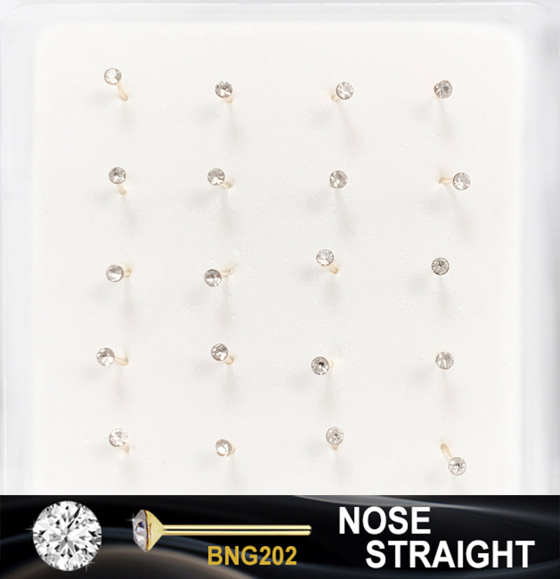 GOLD FASHION NOSE RING  - SOLD BY EACH UNIT