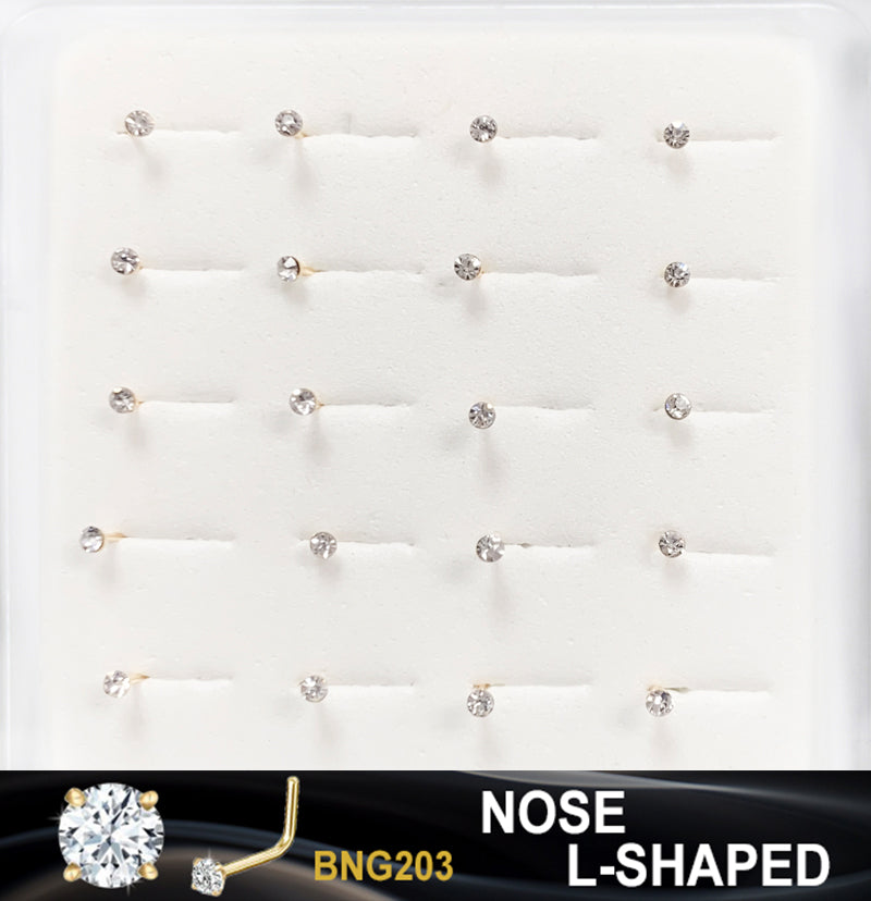 GOLD FASHION NOSE RING  - SOLD BY EACH UNIT