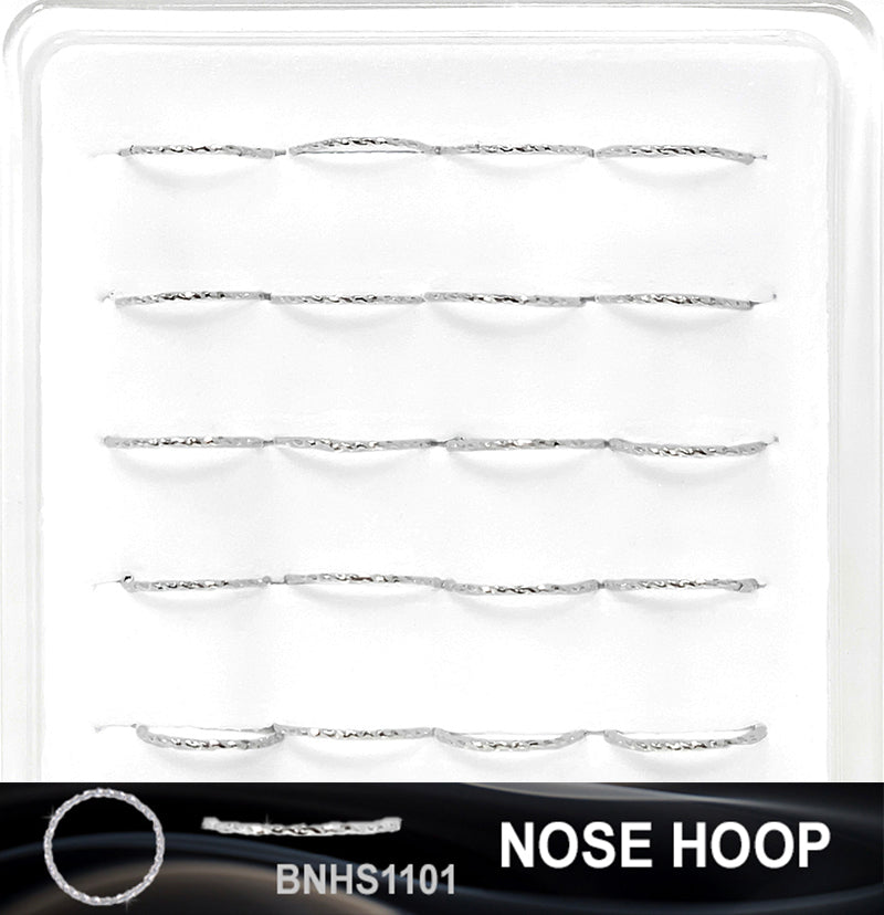 SILVER NOSE RING (HOOP) - SOLD BY EACH UNIT