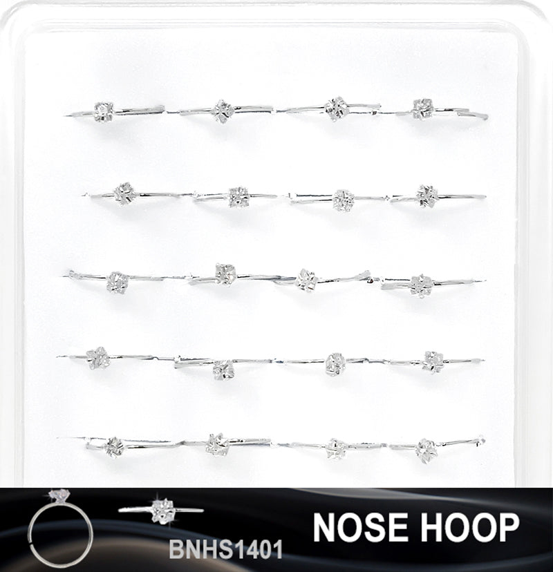 SILVER NOSE RING (HOOP) - SOLD BY EACH UNIT