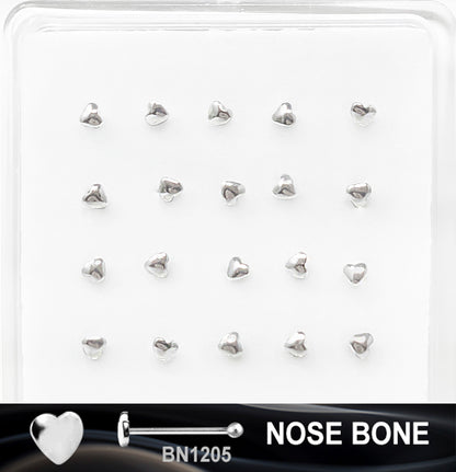 SILVER NOSE RINGS - SOLD BY EACH UNIT