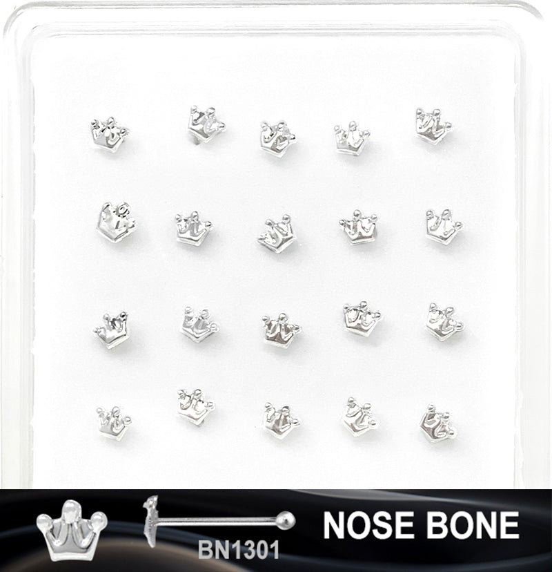SILVER NOSE RINGS - SOLD BY EACH UNIT