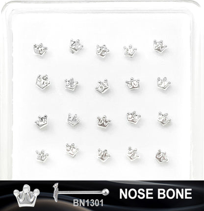 SILVER NOSE RINGS - SOLD BY EACH UNIT