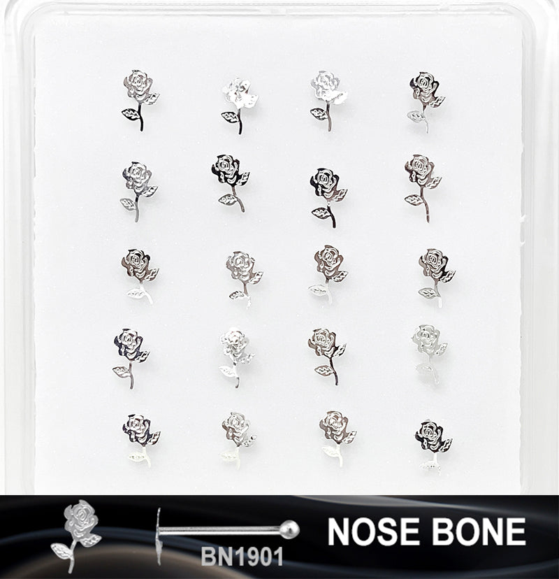 SILVER NOSE RINGS - SOLD BY EACH UNIT