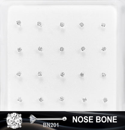 SILVER NOSE RINGS - SOLD BY EACH UNIT