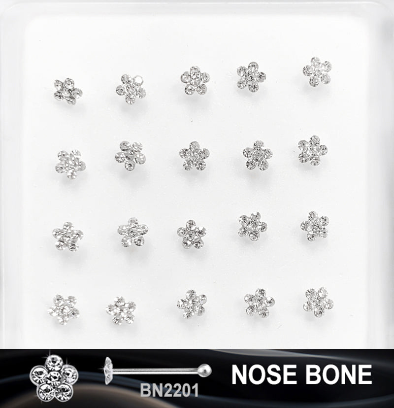 SILVER NOSE RINGS - SOLD BY EACH UNIT