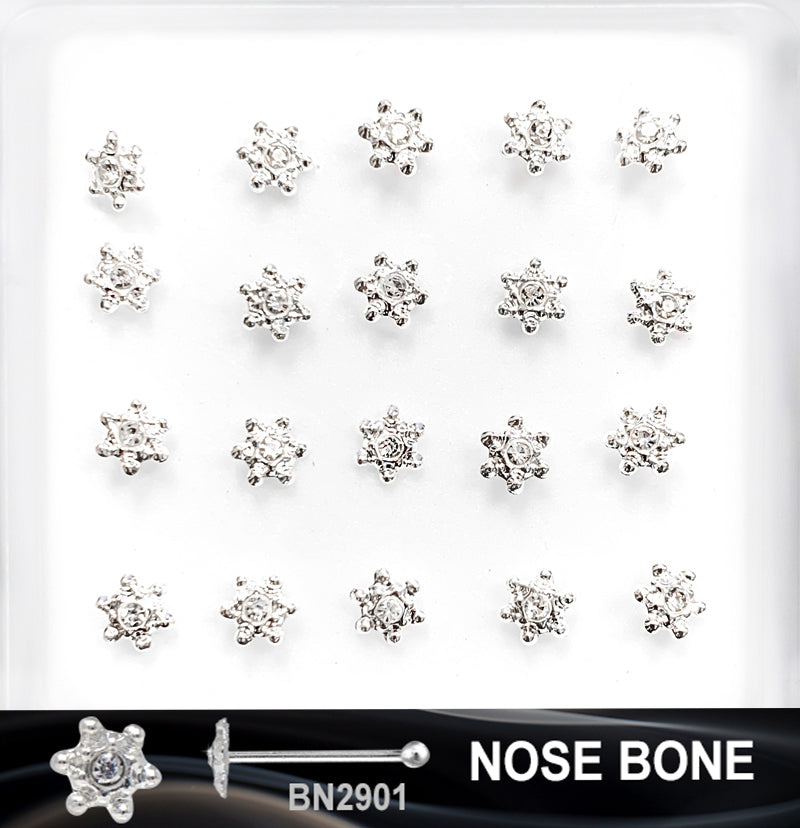 SILVER NOSE RINGS - SOLD BY EACH UNIT