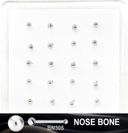 SILVER NOSE RINGS - SOLD BY EACH UNIT