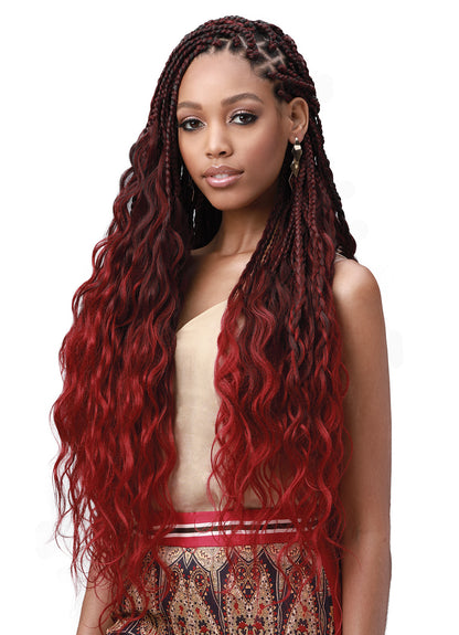 B0BBIBOSS - 3X KING TIPS BODY WAVE PRE-FEATHERED 28&quot;