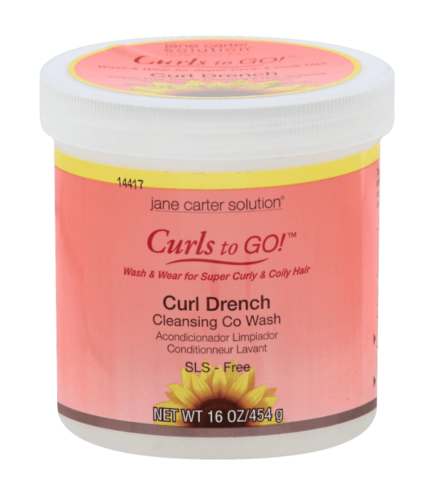 JANE CARTERSOLUTION®. CURLS TO GO CLEANSING CO WASH (16OZ)