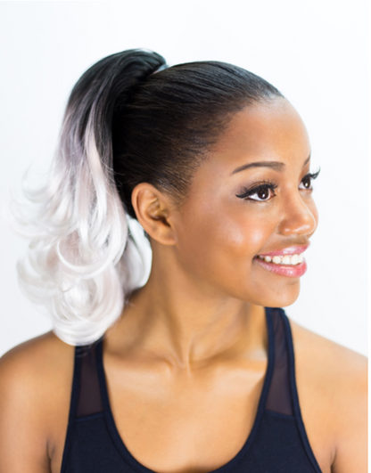 PEACOCK PONY TAIL