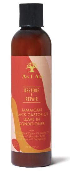 AS I AM JAMAICAN BLACK CASTER OIL LEAVE-IN CONDITIONER 8OZ
