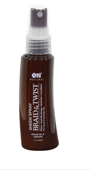 ON NATURAL BRAID &amp; TWIST SHEEN SPRAY (2OZ)