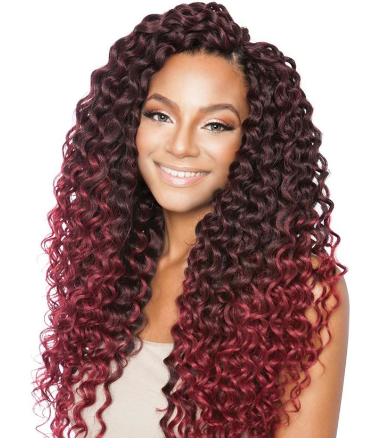 AFRI - CPB01 TIARA WAVE 18&quot; CROCHET BRAIDING HAIR