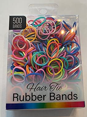 MAGIC COLLECTION - HAIR TIE RUBBER BANDS 500CT