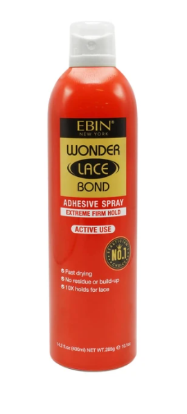 EBIN WONDER LACE BOND ADHESIVE  SPRAY 14.2 OZ