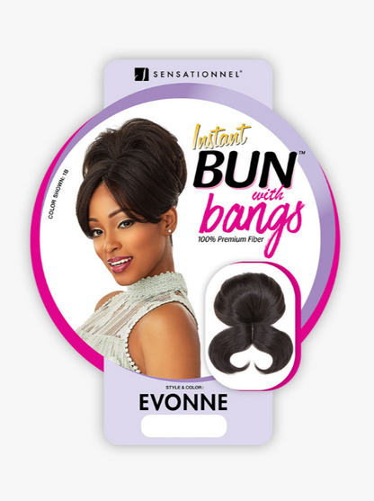 SENSATIONNEL - INSTANT BUN W/ BANGS - EVONNE