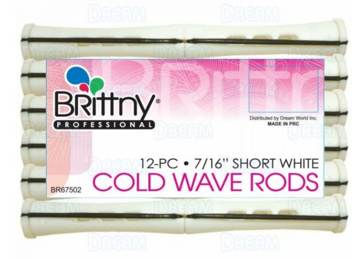 BRITTNY COLD WAVE ROD - SHORT 12 PIECES
