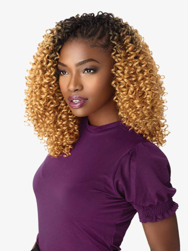 SENSATIONNEL - LULUTRESS - 2X CURLY 3B PRE-LOOPED CROCHET BRAIDING HAIR
