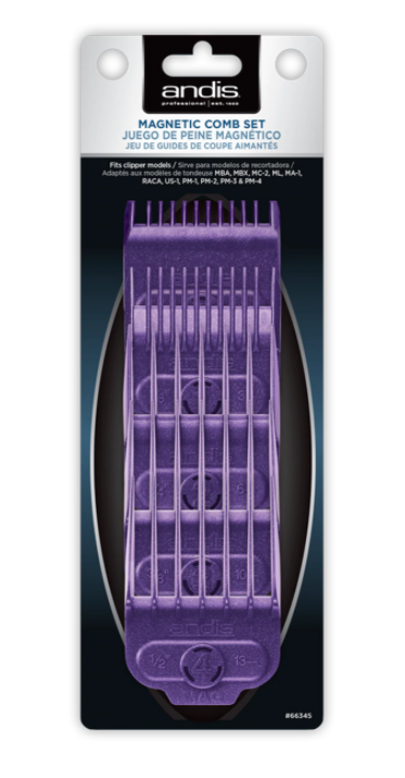 ANDIS® Single Magnetic Comb Set — Small (5pcs) , 
