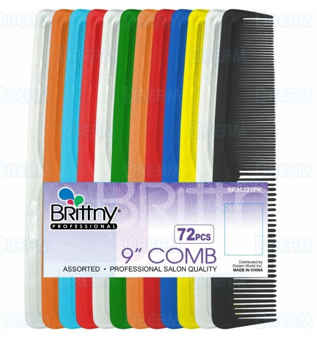 BRITTNY COMB BULK 9&quot; - SINGLE COMB