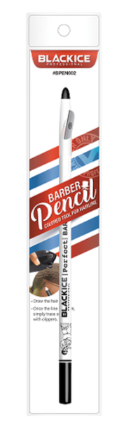 BLACK ICE BARBER PENCIL - COLORED TOOL FOR HAIRLINE