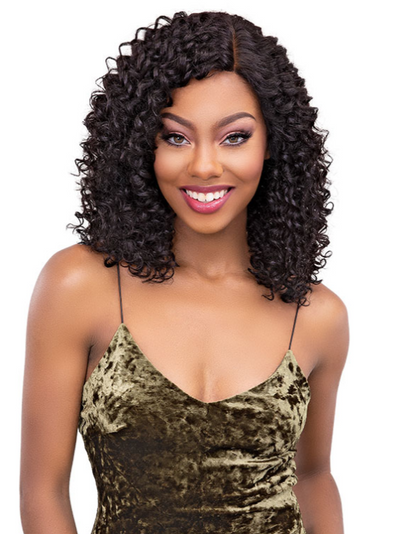 JANET COLLECTIONS - REMY DEEP PART LACE BOHEMIAN 16&quot; WIG