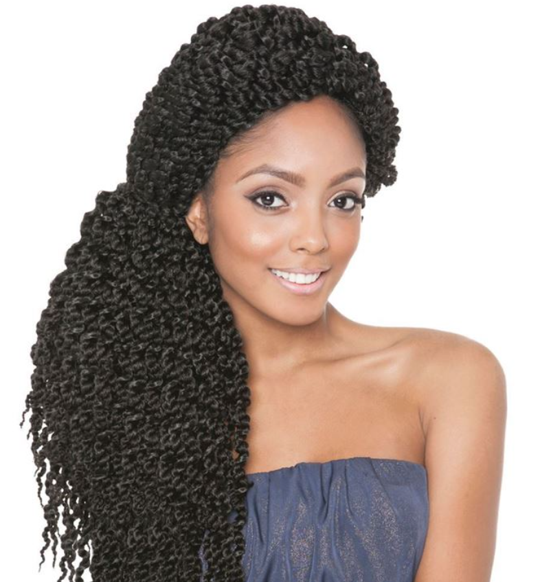 AFRI - TWB16 - CUBIC TWIST-3D JUMBO 20&quot; CROCHET BRAIDING HAIR