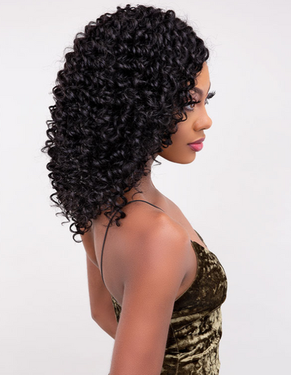 JANET COLLECTIONS - REMY DEEP PART LACE BOHEMIAN 16&quot; WIG