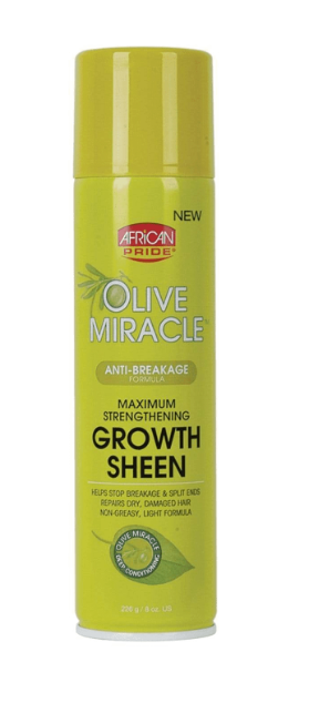 AFRICAN PRIDE OLIVE MIRACLE SHEEN SPRAY (8OZ)