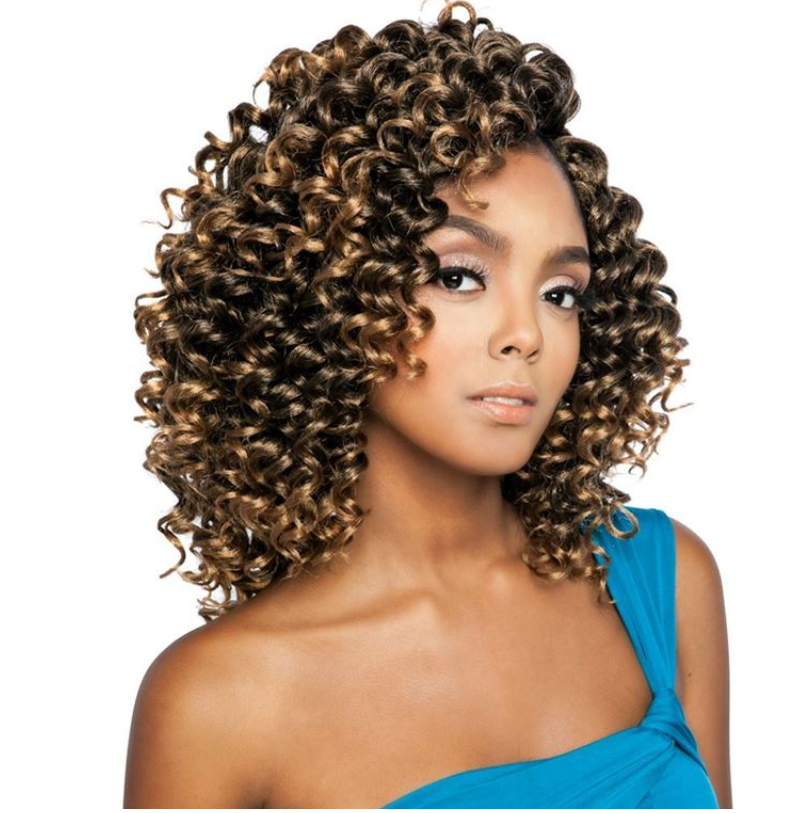 AFRI - CB3P02 - 3X HALO CURL 8&quot; CROCHET BRAIDING HAIR