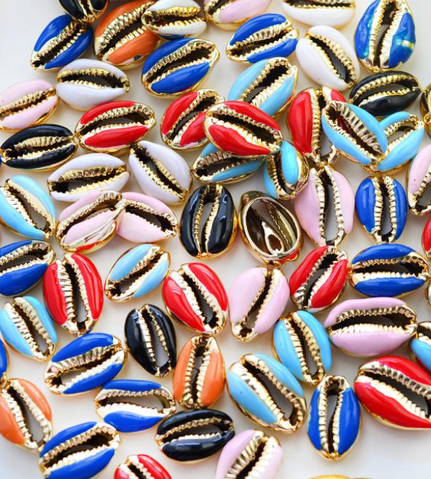 MAGIC COLLECTION  - METALLIC SHELL BEADS