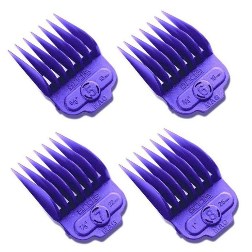 ANDIS® MAGNETIC COMB SET - 4 PACK