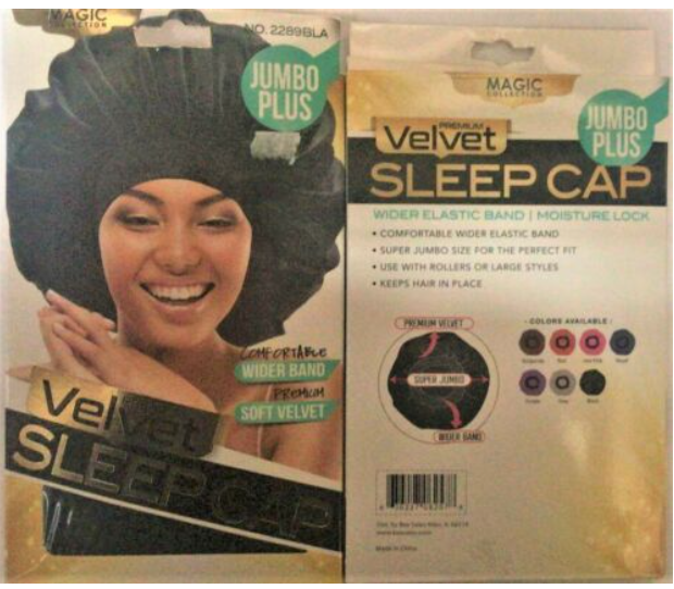 MAGIC COLLECTIONVELVET SLEEPING CAP