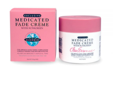 CLEAR ESSENCE EXCLUSIVE MEDICATED FADE CREME W/SUNSCREEN (4 oz.)