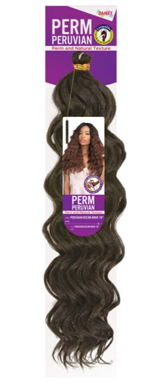 JANET COLLECTION PERUVIAN OCEAN WAVE BRAID 18&quot;