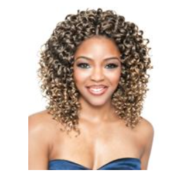 AFRI - CB2X19 - 2X SASSY CURL 10&quot; CROCHET BRAIDING HAIR