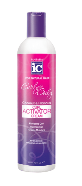 IC CURLY &amp; COILY CURL ACTIVATOR CREAM COCONUT 12.5OZ