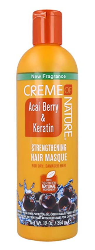 CRÈME OF NATURE ACAI BERRY &amp; KERATIN MASQUE (12OZ) [STRENGTHENING]