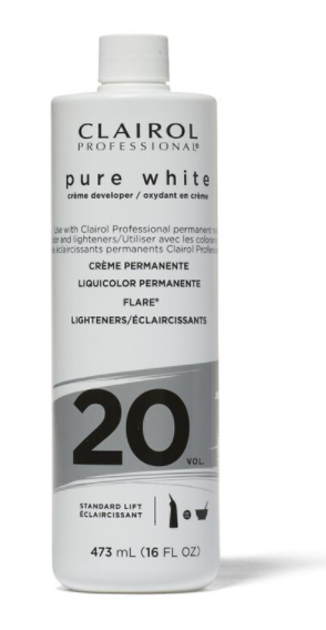 CLAIROL PURE WHITE CREMEM DEVELOPER  16 oz