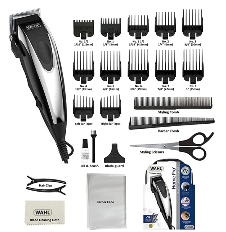WAHL HOME PRO 24-PIECE HAIR CUTTING KIT