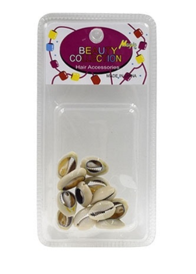 MAGIC COLLECTION  - 16 SHELL HAIR BEADS