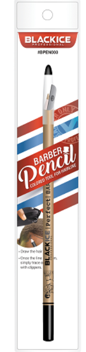 BLACK ICE BARBER PENCIL - COLORED TOOL FOR HAIRLINE