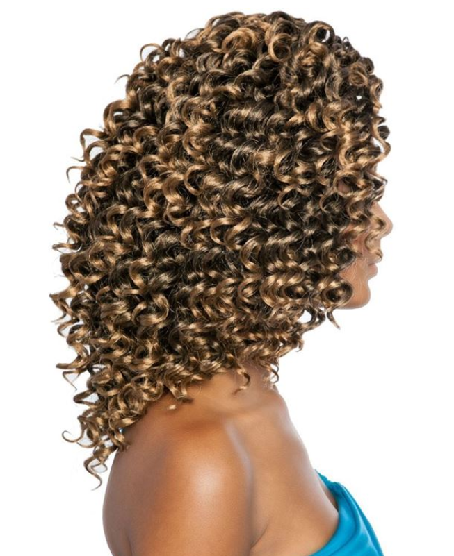 AFRI - CB3P02 - 3X HALO CURL 8&quot; CROCHET BRAIDING HAIR