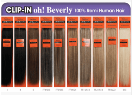 HAIRSENSE - OH! BEVERLY 7-PIECE CLIP-IN  - 18&quot; STRAIGHT HAIR