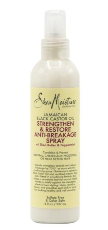 SHEA MOISTURE - JAMAICAN BLK CASTOR OIL - ANTI-BREAKAGE HAIR SPRAY 8 OZ